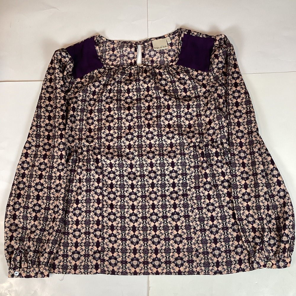 Kaya Di Koko Womens Blouse Shirt Top Size S Small? Long Sleeve Comfort Casual